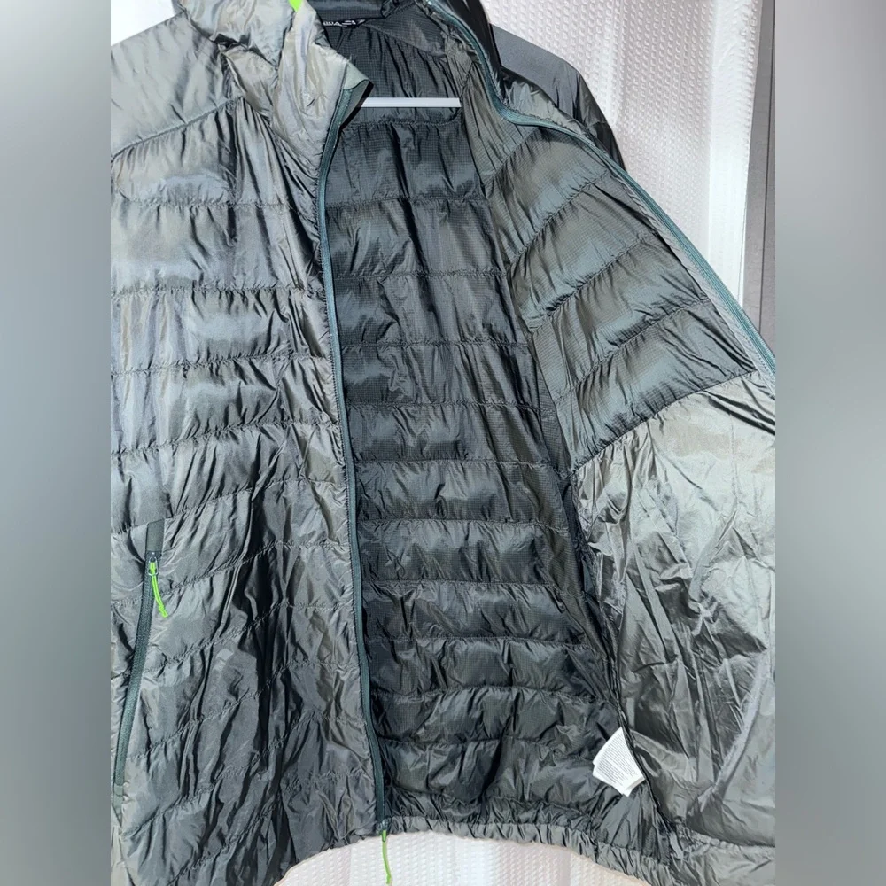 Arc'teryx Down Jacket Mens XL Gray Hooded Lightweight Puffer Cerium Hoody